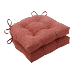 2pk Outdoor Reversible Chair Pad Tory - Pillow Perfect -Garden Furniture Store GUEST f917725d 9b9b 49db a6a5 2536b3b57449