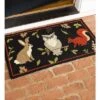 Plow & Hearth - Indoor / Outdoor Hooked Woodland Rug