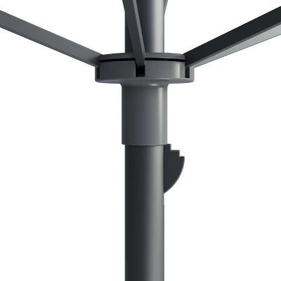 7.5' X 7.5' UV And Wind Resistant Beach/Patio Umbrella Red - CorLiving 2 7.5' X 7.5' UV And Wind Resistant Beach/Patio Umbrella Red - CorLiving - Image 2