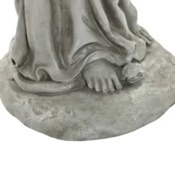 LuxenHome 30.5" H Virgin Mary Indoor Outdoor Statue Garden Statues, Gray Or Ivory -Garden Furniture Store GUEST fedad121 be37 48ce a502 c36718e2388a