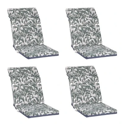 Aoodor Reversible Design High Back Chair Cushions Set Of 4 8 Aoodor Reversible Design High Back Chair Cushions Set Of 4 - Image 8